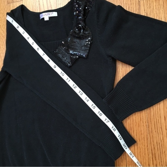 Vintage 90's Black Square Neck Sweater - Picture 6 of 15